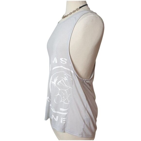 Gymshark Womens Racerback Tank Top S White Sleeveless Athletic Gym Wear - Picture 2 of 7